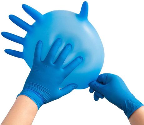 Nacosa 4 mil Powder Free Disposable examination Nitrile Gloves for work