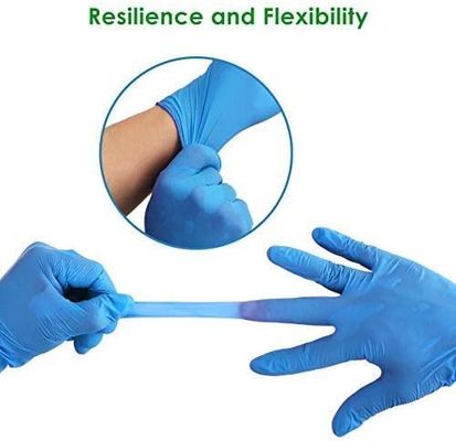 Nacosa 4 mil Powder Free Disposable examination Nitrile Gloves for work