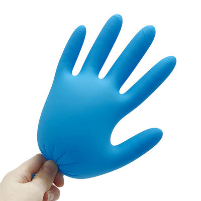 CE FDA blue 4 mil non sterile Powder Free Nitrile  Disposable  medical Gloves