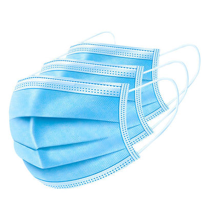BFE 98% Disposable Medical Face Mask , 3 Ply Disposable Face Mask