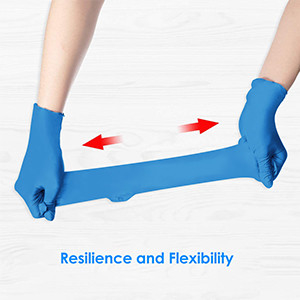 Disposable Medical Nitrile Examination Gloves 9 Inch For Laboratory